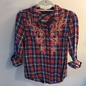 Button up plain shirt